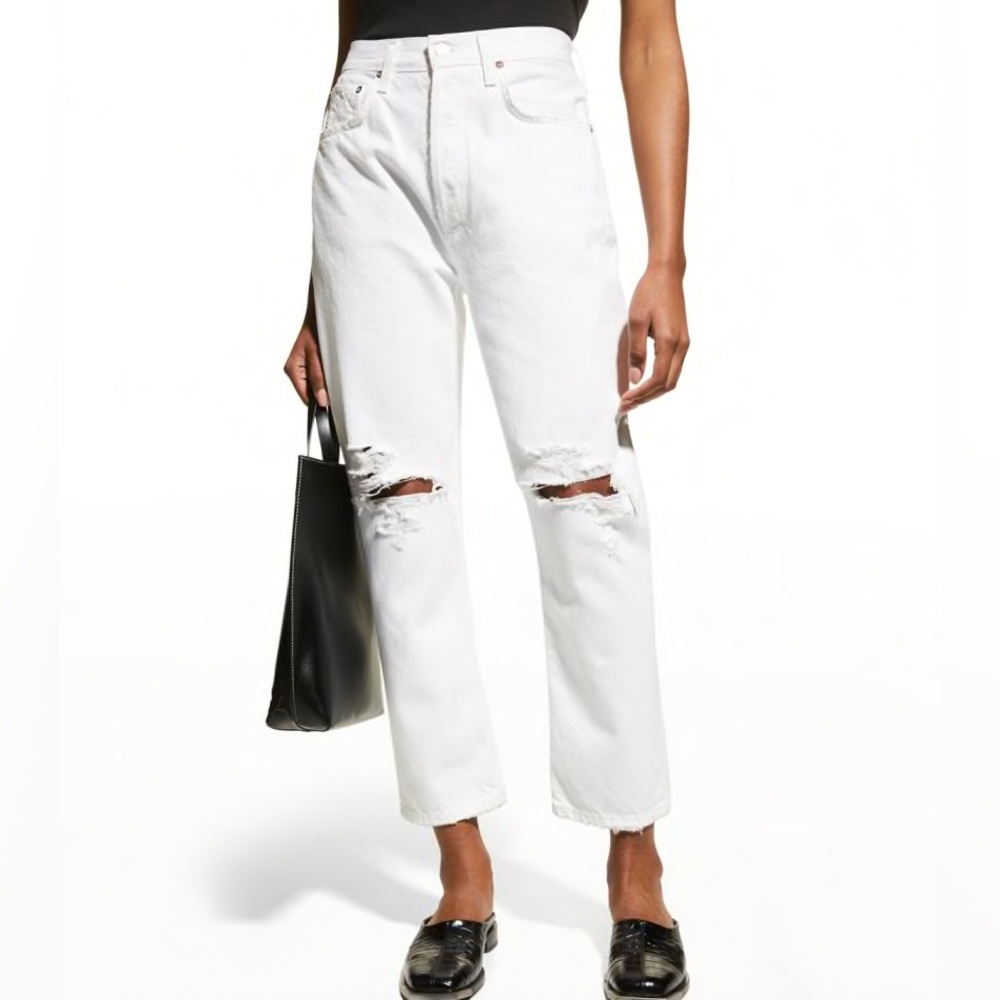 Agolde Jeans Riley High Rise Straight Crop NWT Size 27